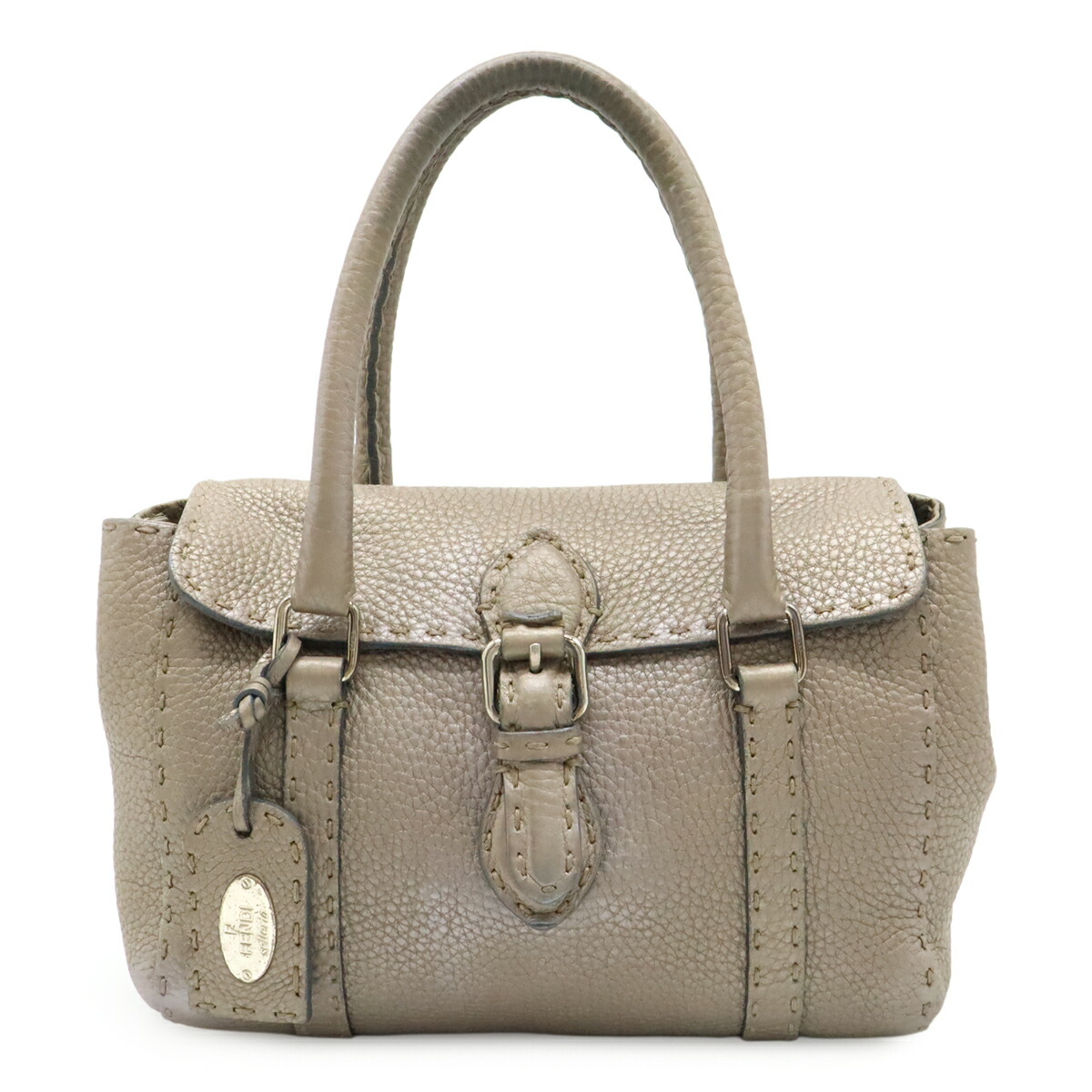 B*E様 FENDI セレリア レギュラー セレリアバゲット カーフレザー ベージュ | Fendi