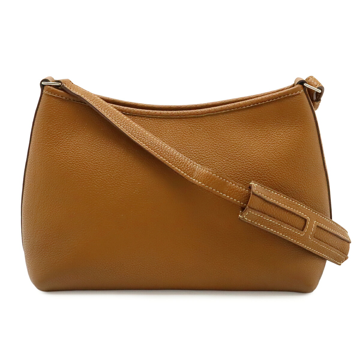 HERMES エルメス ベルランゴPM ショルダーバッグ ワンショルダー セミショルダー ヴォーエプソン レザー ブラウン 茶 シルバー金具 □K刻印 【中古】｜Blumin 店