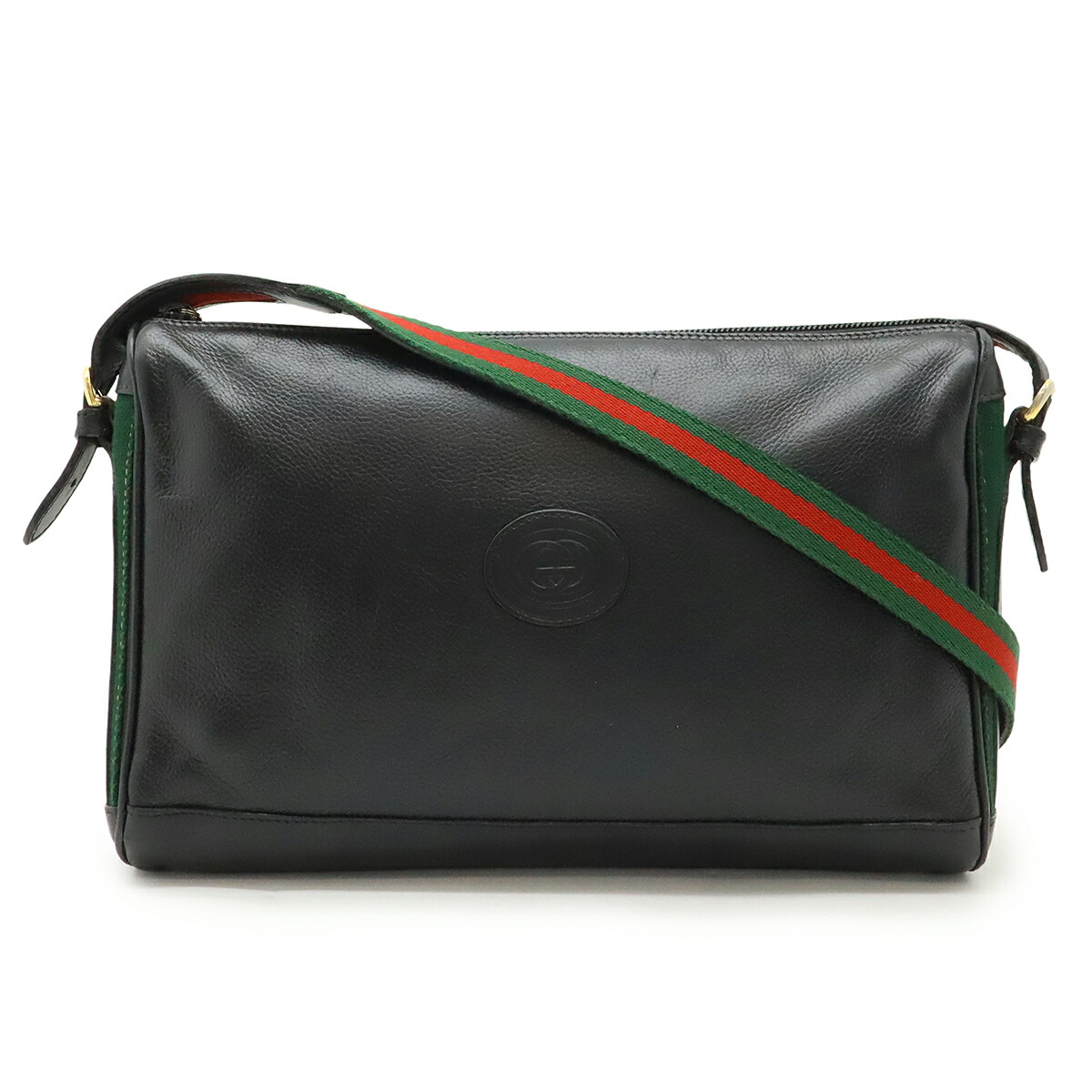 【GUCCI】ショルダーバッグ　シェリーライン　ゴールド金具　ブラック　レザー 楽天市場】GUCCI グッチ GGキャンバス シェリーライン ショルダー