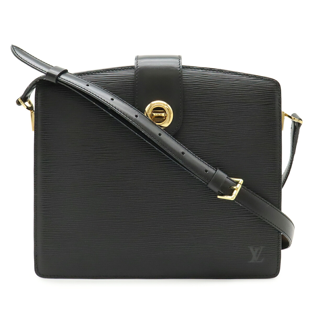 LOUIS VUITTON ルイ ヴィトン エピ カプチン ショルダーバッグ 斜め掛け ノワール 黒 ブラック ゴールド金具 M52342 【中古】