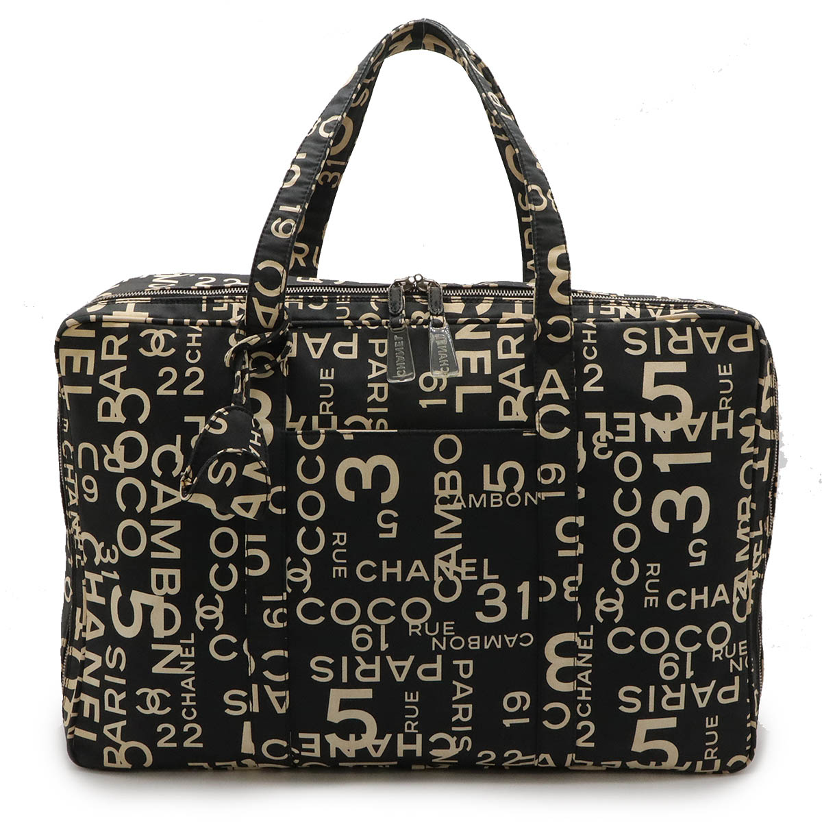 シャネル バイシーライン トートバッグ ショルダー 携帯ポーチ付き ブラック系 楽天市場】CHANEL シャネル バイシーライン ロゴ トートバッグ