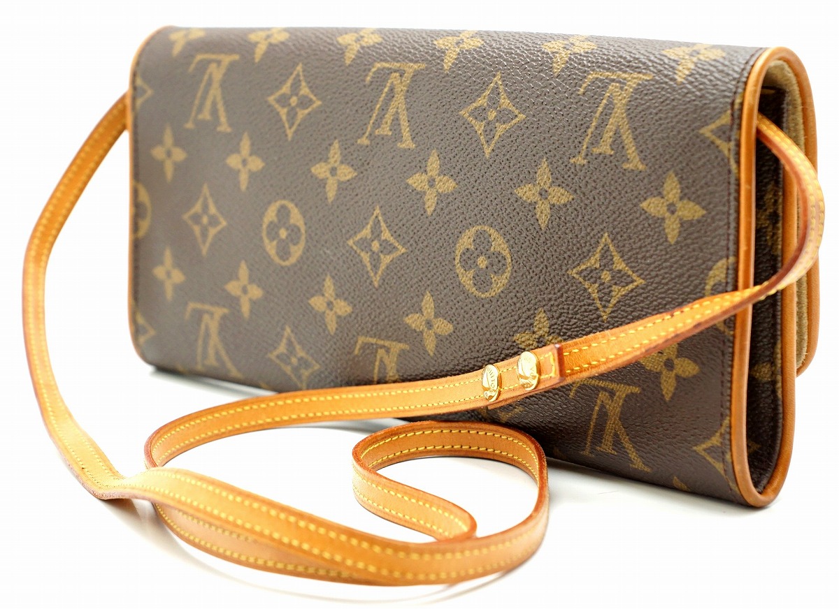 【楽天市場】【バッグ】LOUIS VUITTON ルイ ヴィトン モノグラム ポシェットツインGM ショルダーバッグ 斜め掛けショルダー