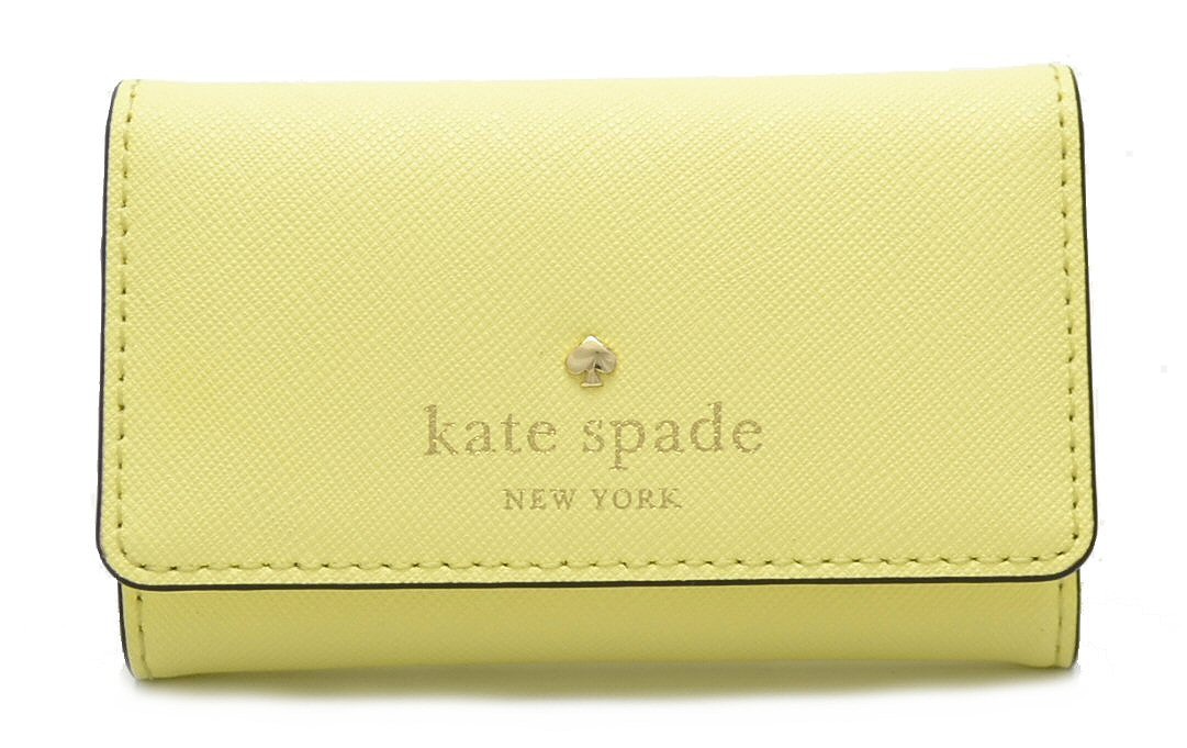 超歓迎 Kate Spade ケイトスペード 3つ折り財布 Pwru6409 イエロー レザー 待望の再販 Dentalprovidence Com