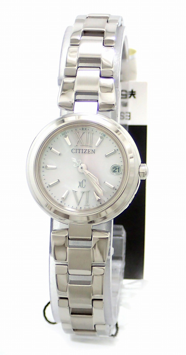 【楽天市場】【新品未使用品】【ウォッチ】CITIZEN シチズン XC クロスシー エコドライブ ソーラー 電波時計 デイト ピンクシルバー ...