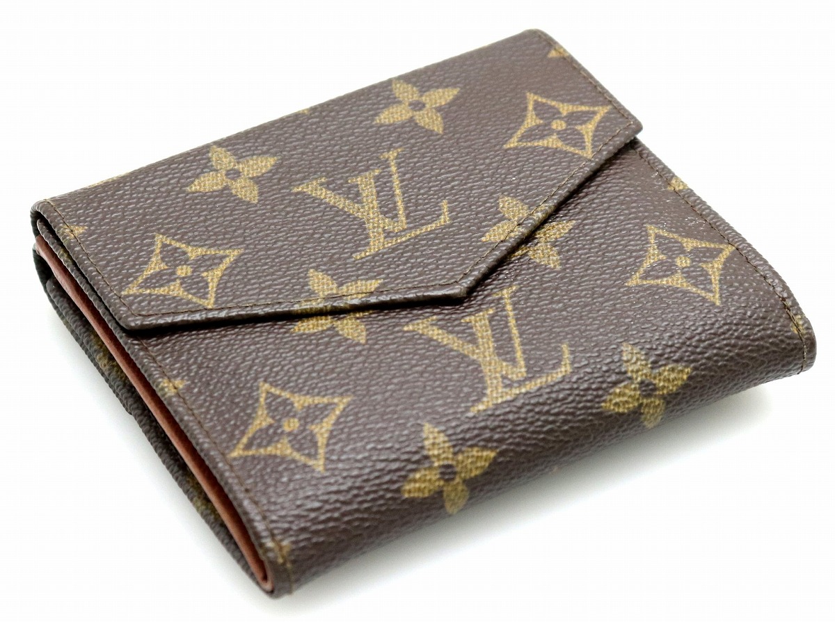 LOUIS VUITTON - M61660☆ヴィトン Wホック二つ折り財布 モノグラムの+