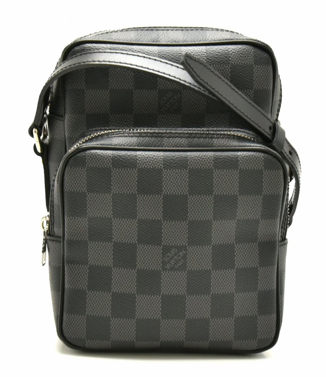 ☆美品 LOUIS VUITTON ダミエ グラフィットミカエル N45279☆+stock 