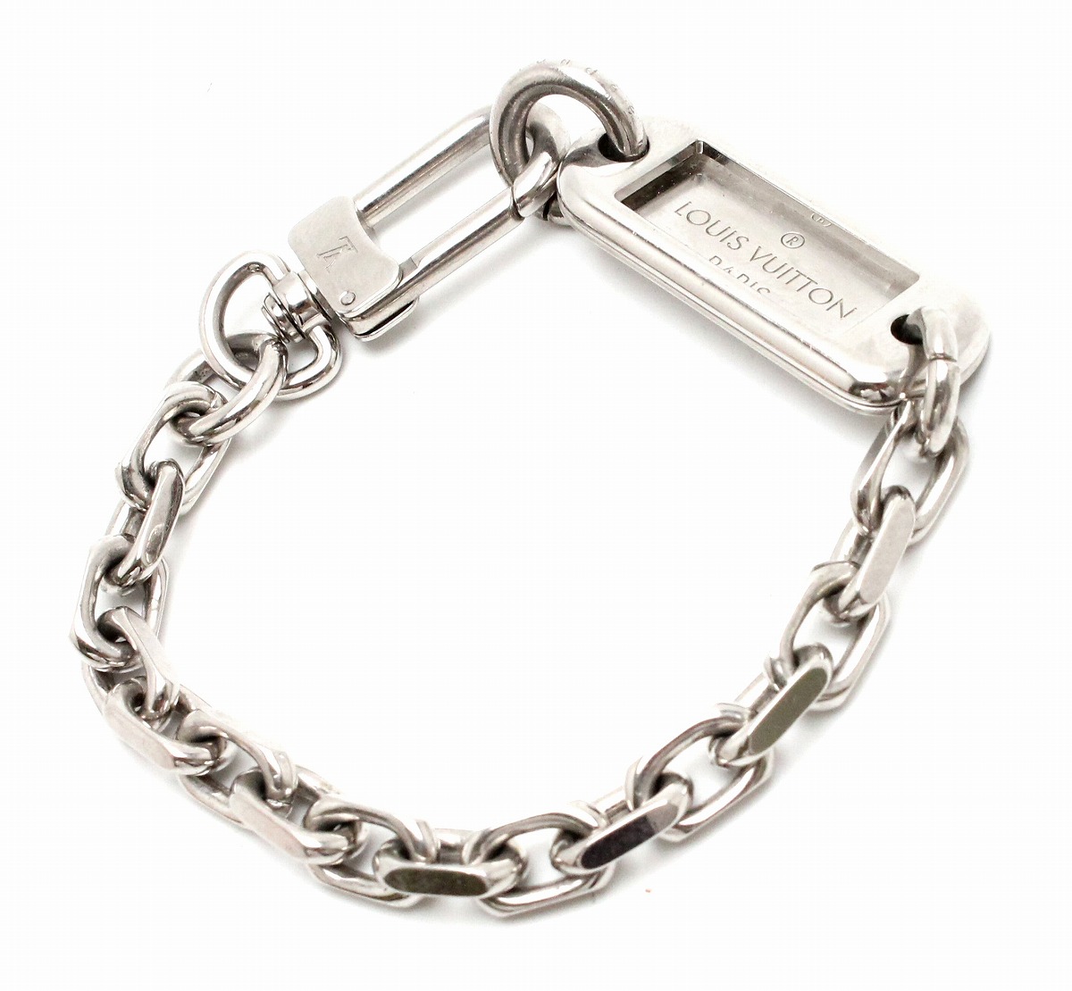 楽天市場 ジュエリー Louis Vuitton ルイ ヴィトン グルメット ネオ Vスクエア ブレスレット ロゴ ブレスレット メタル M 中古 K Blumin 楽天市場店