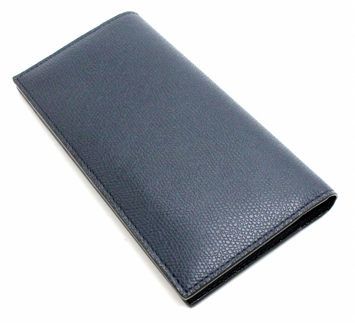 新品未使用品 財布 Valextra ヴァレクストラ バレクストラ 2つ折長財布 東京 メンズ リサイクル レザー オメガ 紺 ネイビー V8l21 u K Blumin 店 新品未使用品 財布 Valextra ヴァレクストラ バレクストラ 2つ折長財布 東京 メンズ リサイクル レザー オメガ 紺 ネイビー V8l21 u K Blumin 店