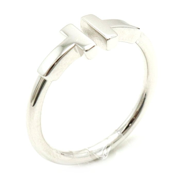 楽天市場 新品未使用品 ジュエリー Tiffany Co ティファニー Tワイヤー リング 指輪 K18wg ホワイトゴールド 11号 Blumin 楽天市場店