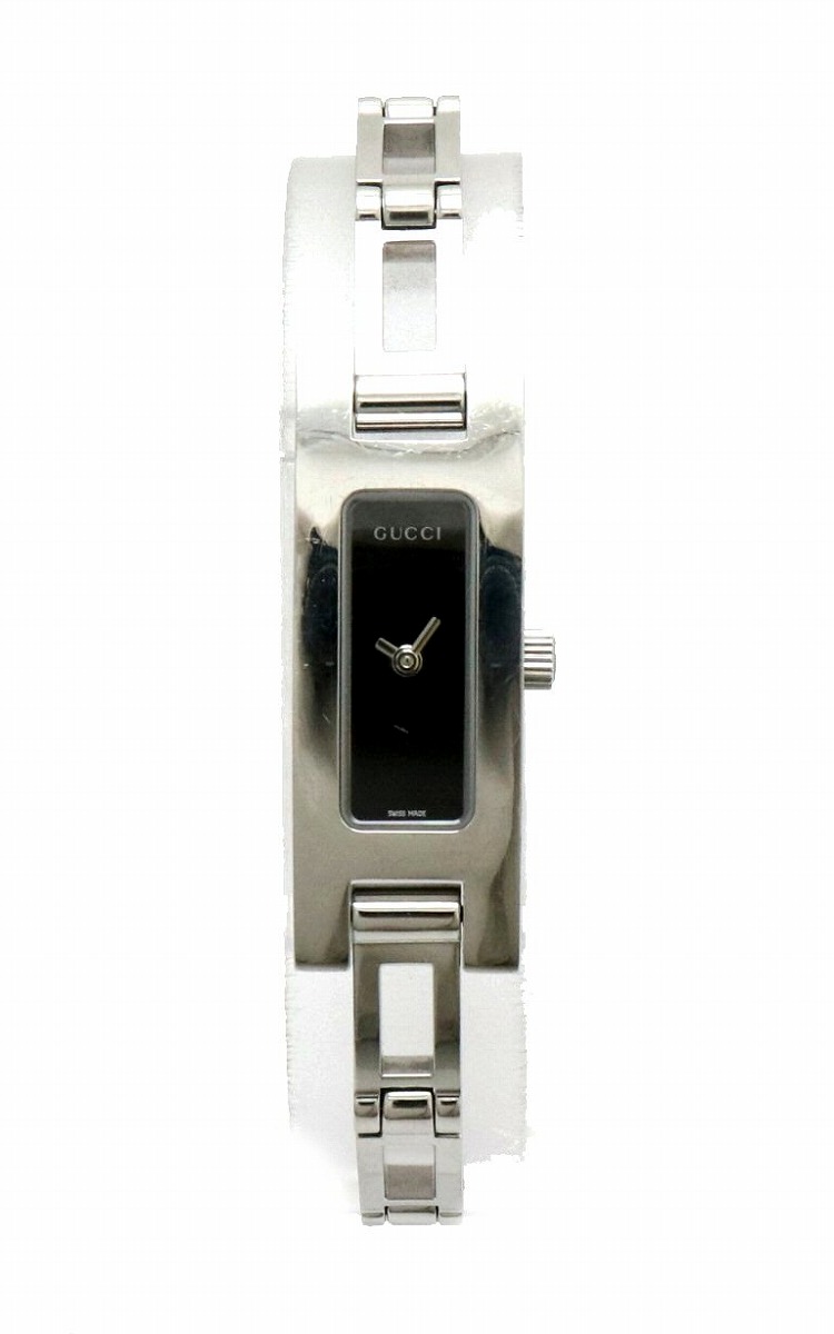 【楽天市場】【ウォッチ】GUCCI グッチ ブラック文字盤 SS レディース QZ クォーツ 腕時計 3900L 【中古】【k】：Blumin
