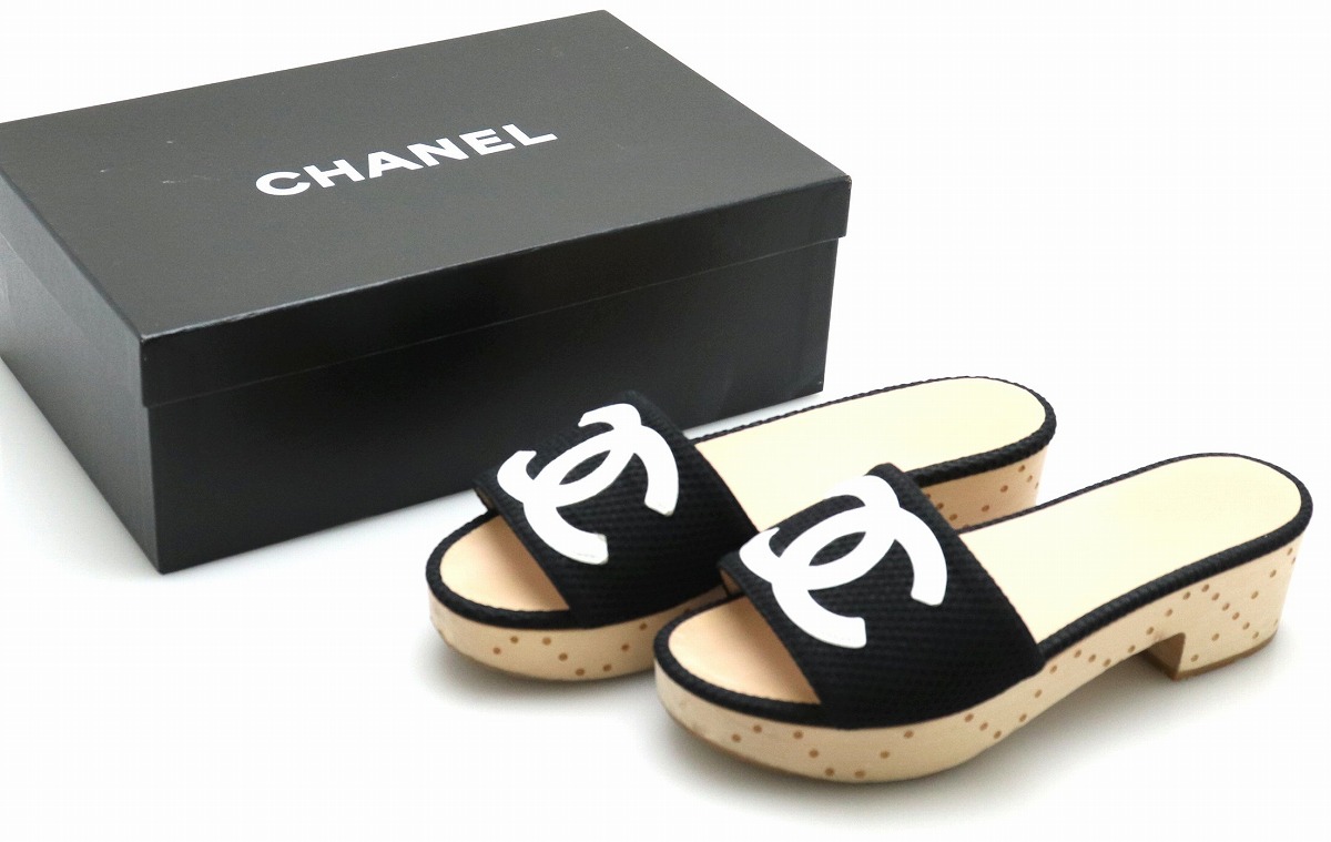 chanel canvas shoes