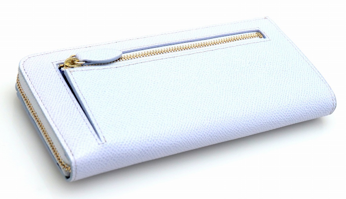 楽天市場 未使用品 財布 Luria 4 ルリア ヨンドシー L字ファスナー長財布 レザー パステルパープル メタリックピンク ブルー 中古 K Blumin 楽天市場店