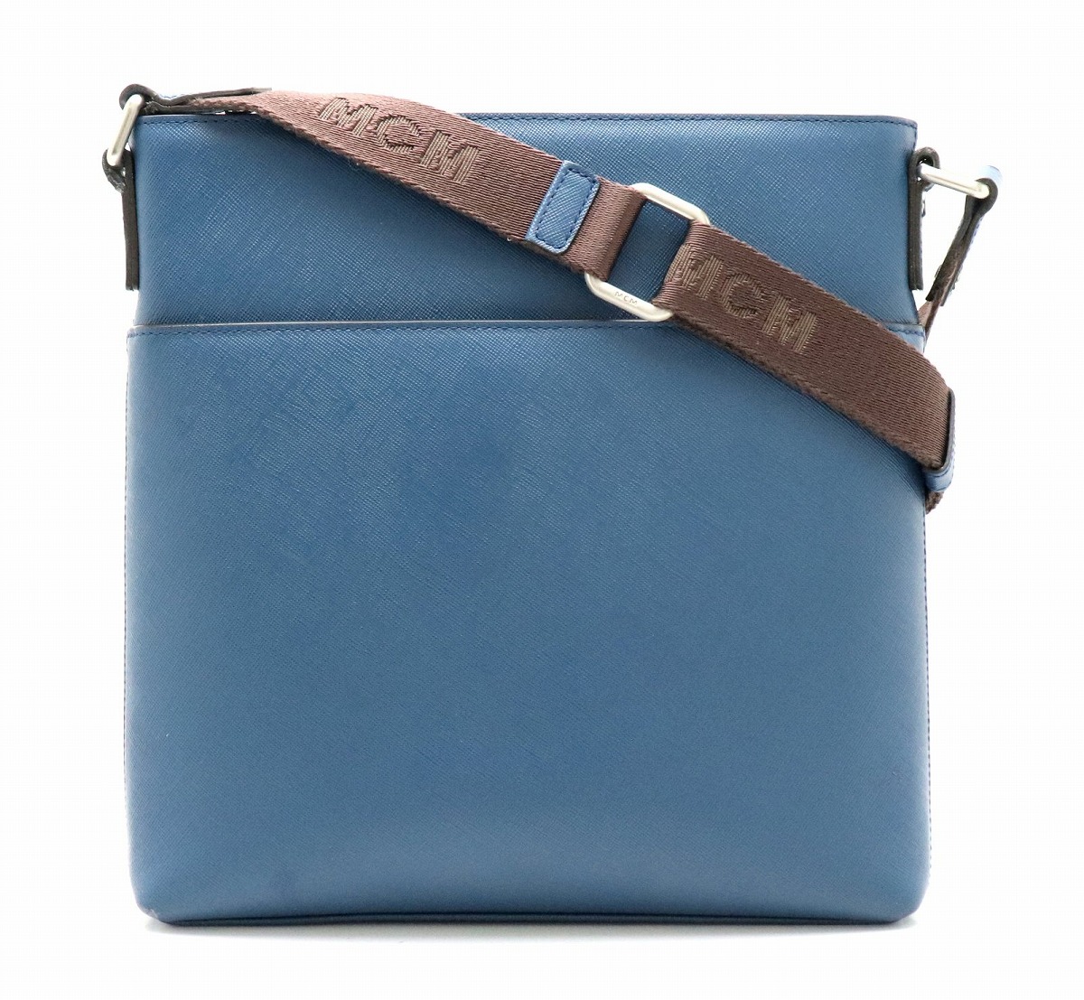 楽天市場 バッグ Mcm エムシーエム ショルダーバッグ ショルダー レザー ブラウン 茶 ブルー 青 シルバー金具 Mmm25ls07lu001 中古 K Blumin 楽天市場店