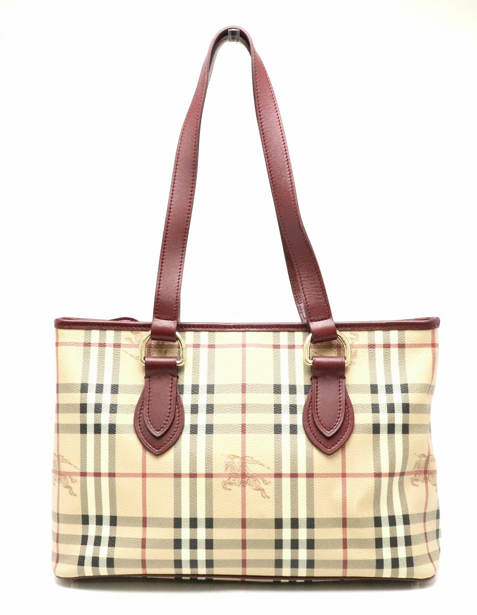 極美品】BURBERRY トートバッグ ハートコレクション ノバチェック 超