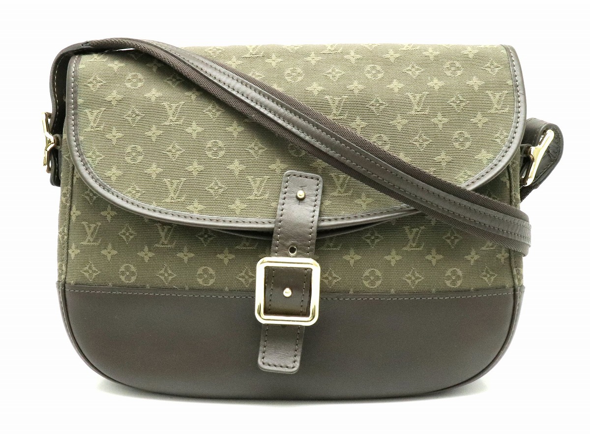 楽天市場 バッグ Louis Vuitton ルイ ヴィトン モノグラムミニ ショルダーバッグ ベランジェール キャンバス レザー Tstカーキ 緑 M 中古 K Blumin 楽天市場店