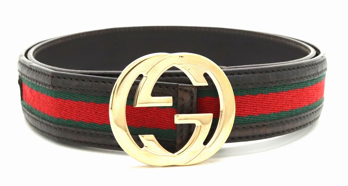red and green gucci belt gold buckle