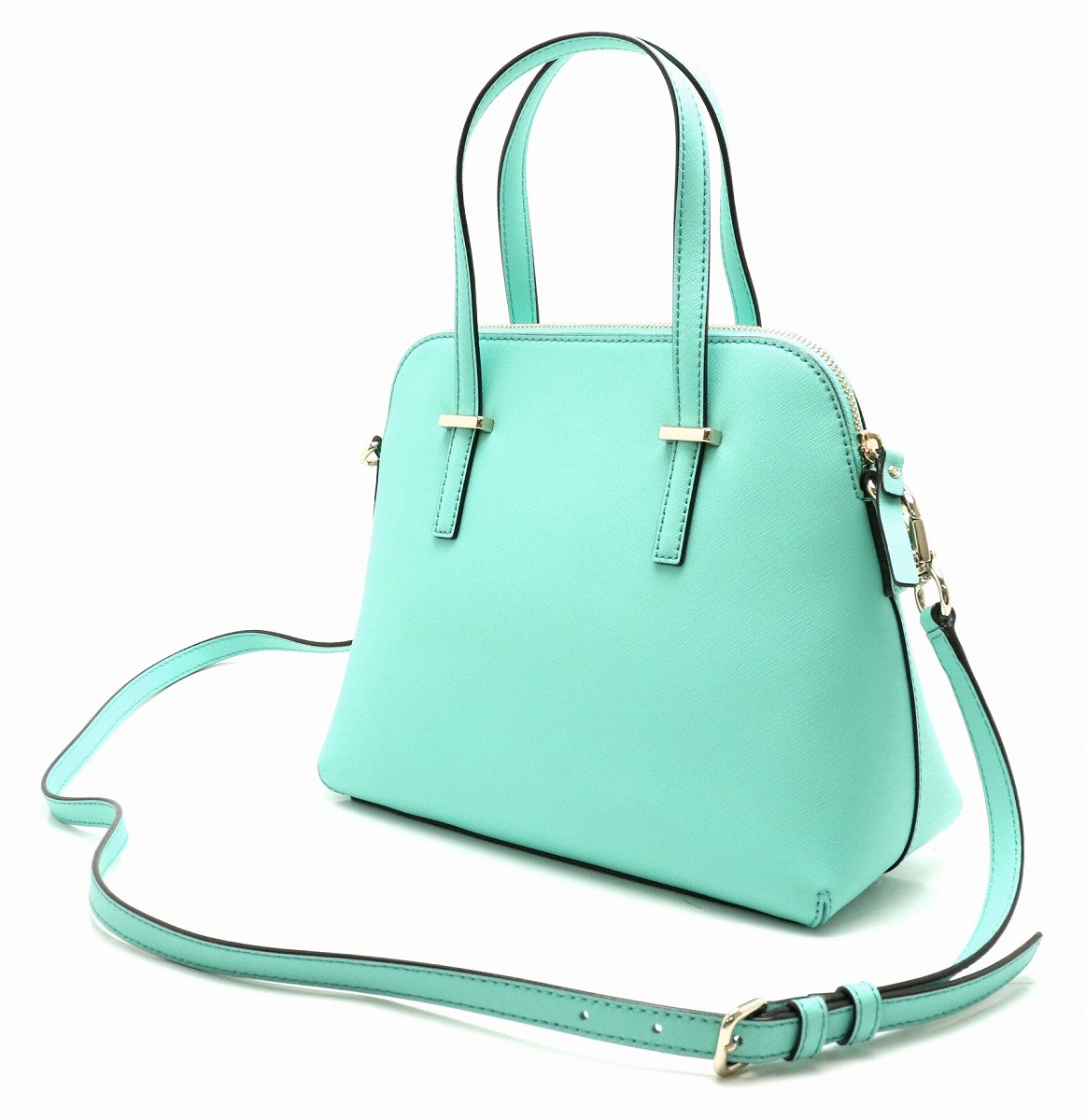 楽天市場 バッグ Kate Spade ケイトスペード ハンドバッグ ショルダーバッグ 2way サフィアーノレザー ミントグリーン 緑 Pxru4471 中古 U Blumin 楽天市場店