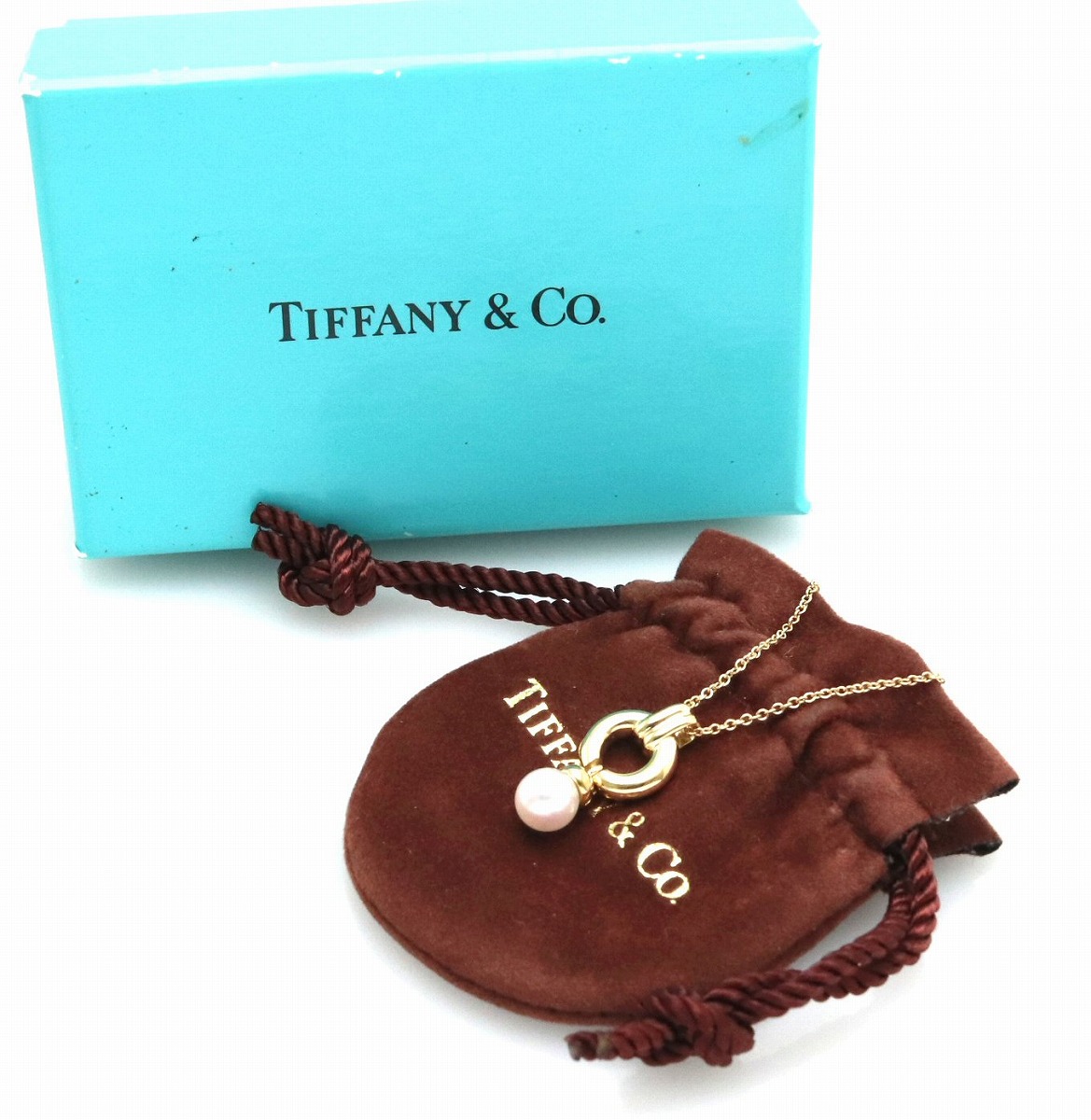 ジュエリー ティファニー パール 新品仕上げ済 ネックレス ネックレス 千葉 浦安 S 中古 Tiffany Co イエローゴールド 真珠 Blumin 6 2m M K18yg 店ｓランク品