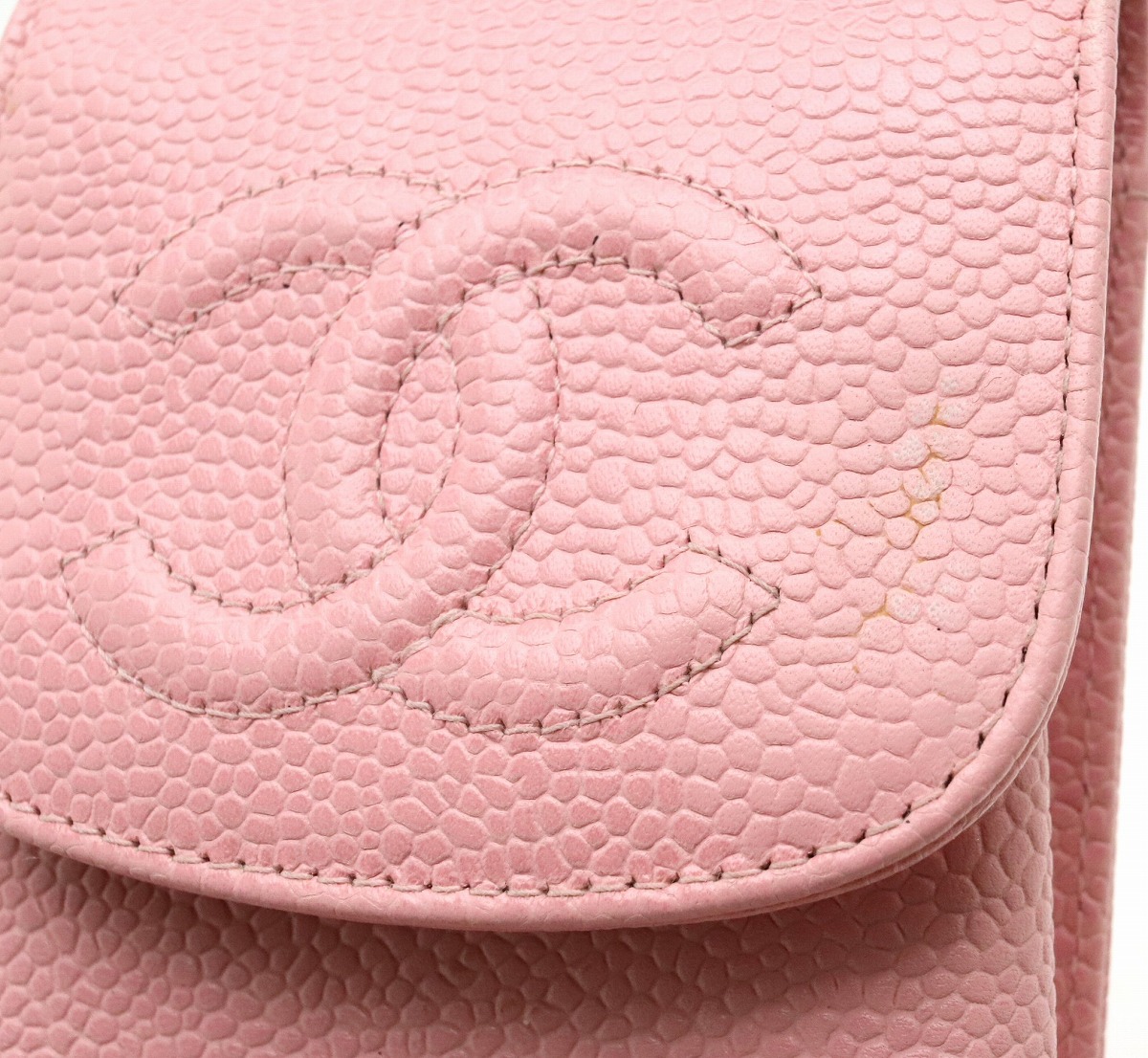 新品本物 Chanel シャネル キャビアスキン ココマーク Iqosケース アイコスケース シガレットケース タバコケース レザー ピンク A 公式 Www Medicinfo Ro