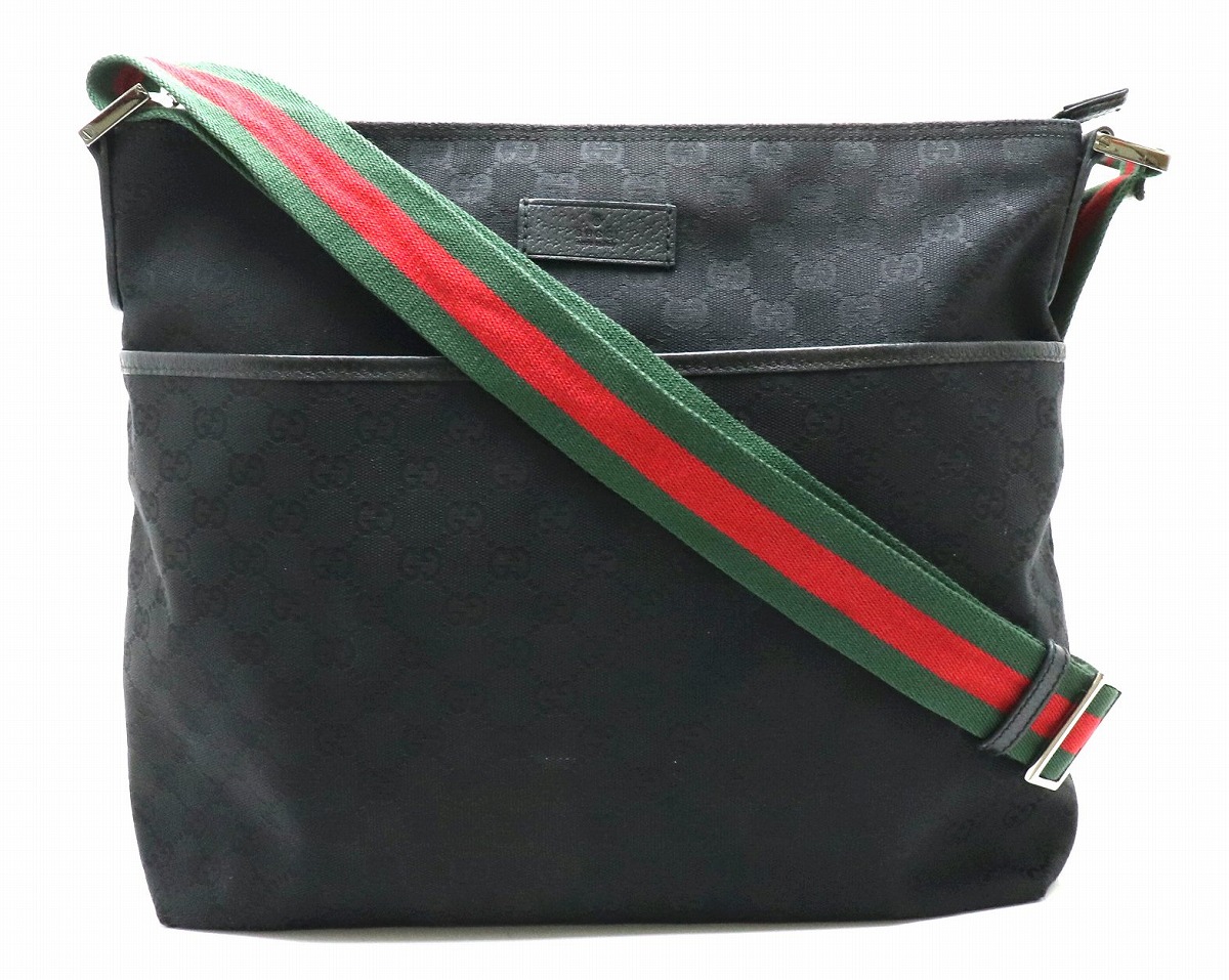 バッグ Gucci グッチ Ggキャンバス シェリーライン Ggキャンバス