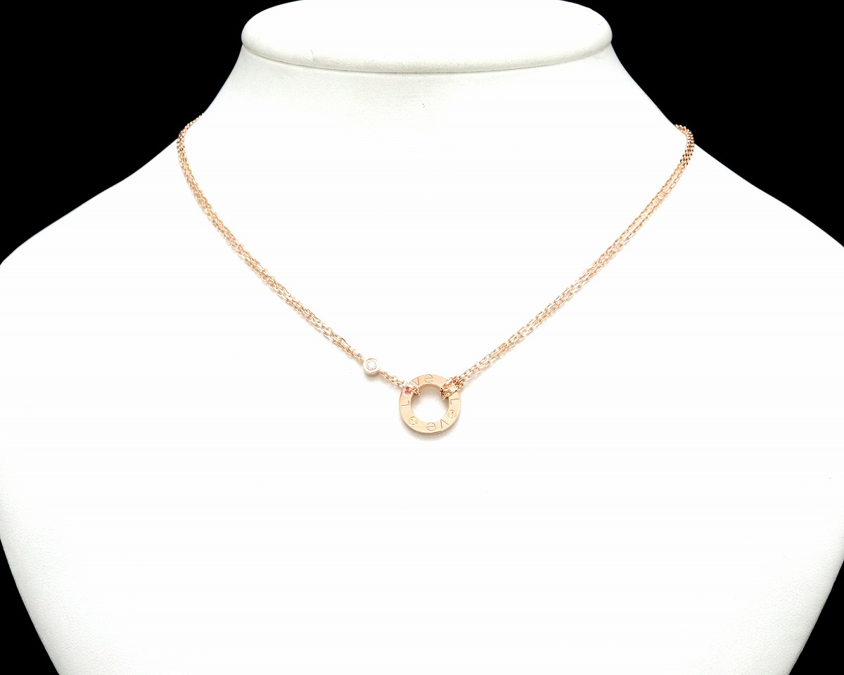 ジュエリー サークル サークル カルティエ ラブ L8ve Love Cartier ネックレス カルティエ K18pg ネックレス ダイヤモンド 新品仕上げ済 ペンダント ピンクゴールド ピンクサファイア 10年クリスマス限定品 2100 中古 S Blumin 店sランク品 ジュエリー サークル サークル カルティエ ラブ L8ve Love Cartier ネックレス カルティエ K18pg ネックレス ダイヤモンド 新品仕上げ済 ペンダント ピンクゴールド ピンクサファイア 10年クリスマス限定品 2100 中古 S Blumin 店sランク品