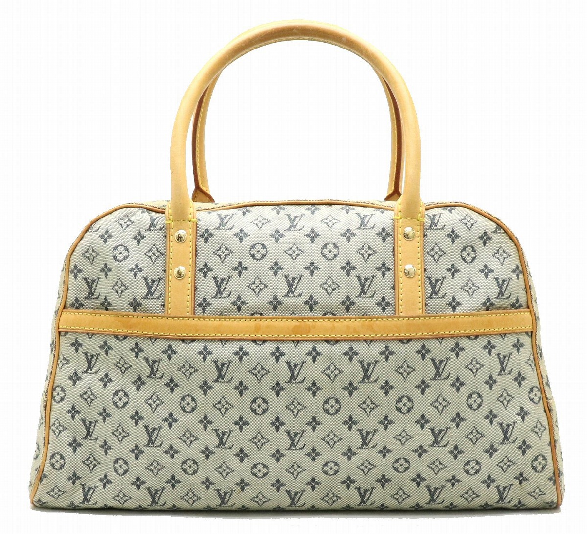 楽天市場 バッグ Louis Vuitton ルイ ヴィトン モノグラムミニ マリー ハンドバッグ ミニボストンバッグ キャンバス ブルー M903 中古 Blumin 楽天市場店