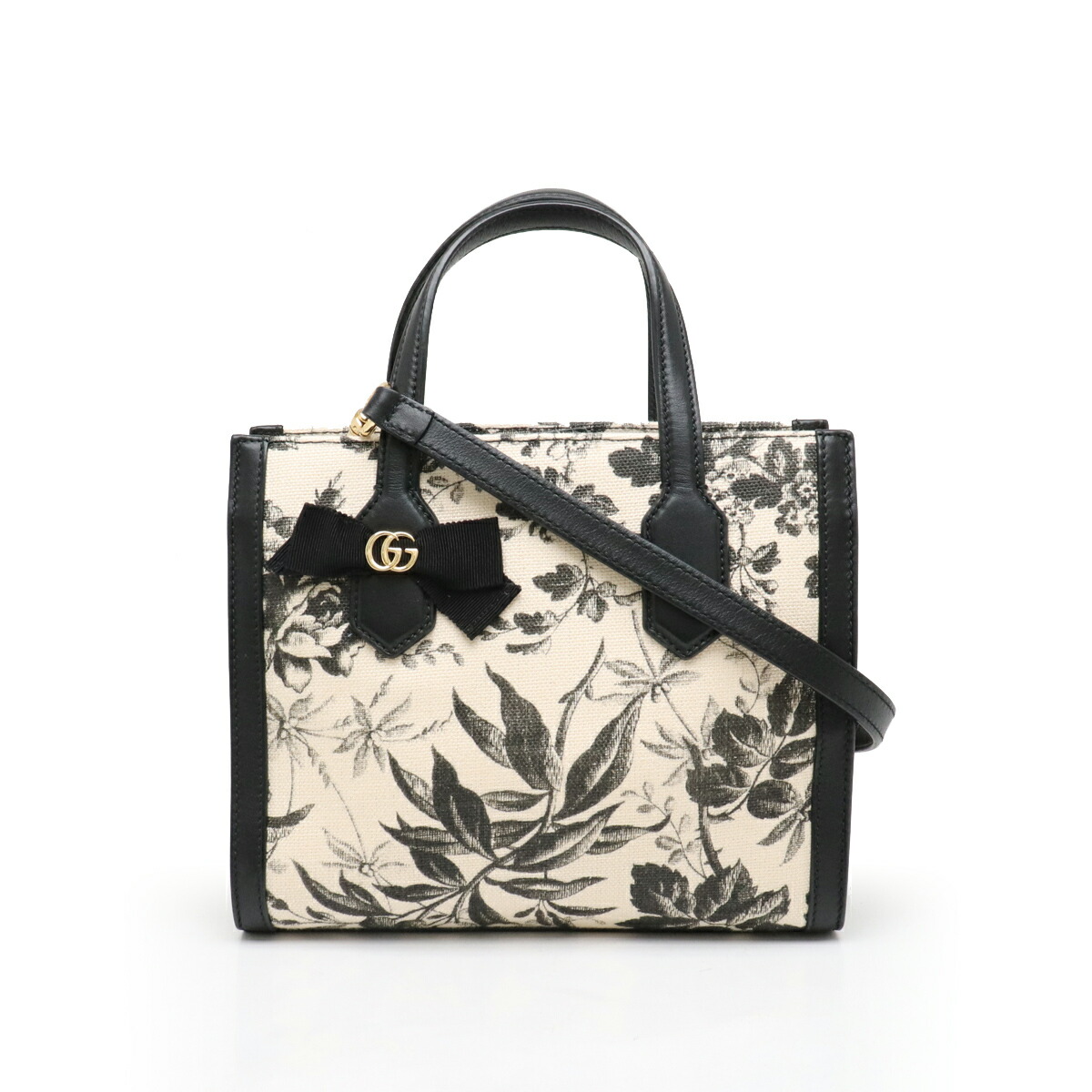 素晴らしい 限定 グッチ キャンバス キャンバス 花柄 グッチガーデン トートバッグ トートバッグ