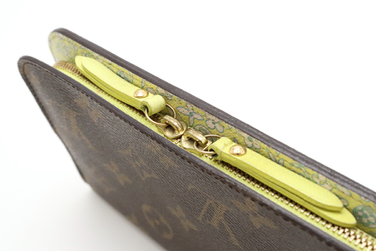 財布 ルイ モノグラム Vuitton フルリ オメガ コーチ ウォレット ポルトフォイユ Louis ルイヴィトン M アンソリット ヴィトン ラウンドファスナー長財布 ヴェール 中古 Blumin 店