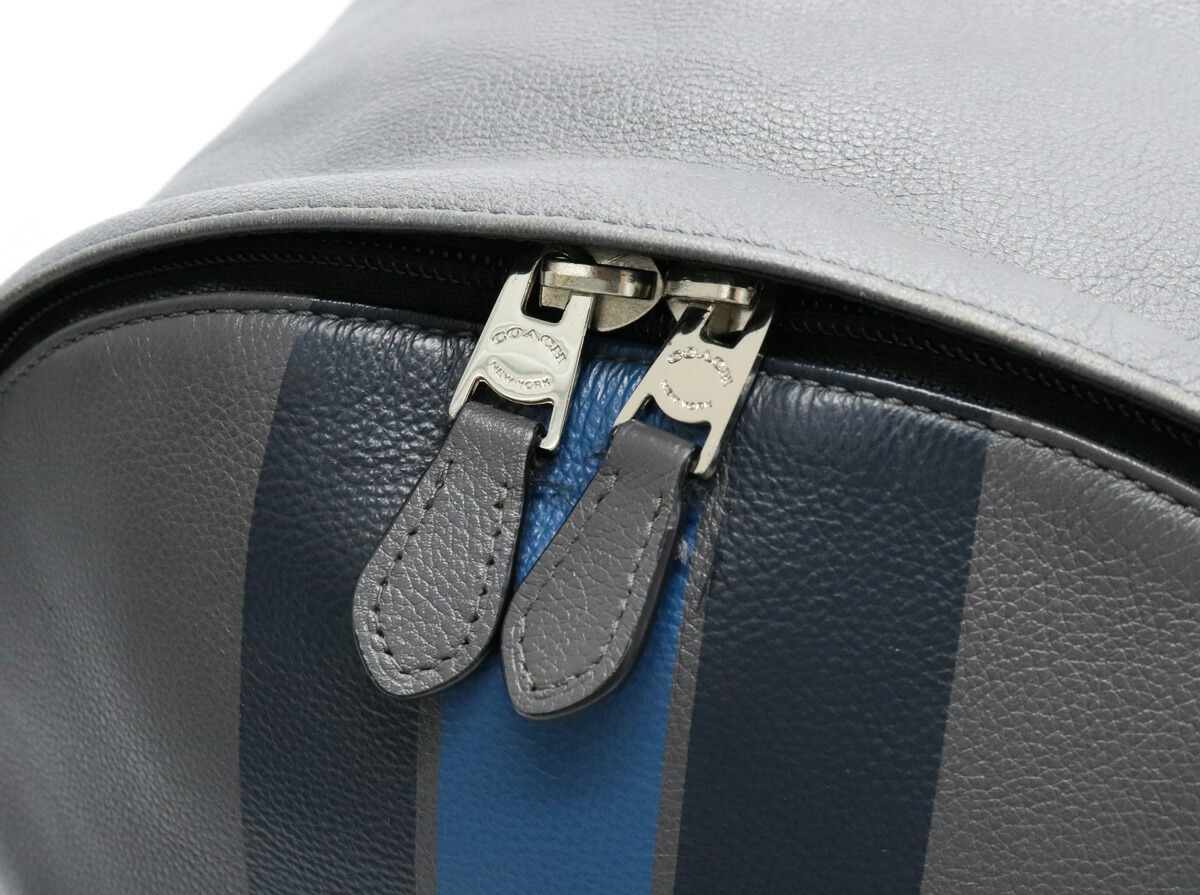 バッグ 東京 Coach コーチ 浦安 リュック リュックサック バックパック カルティエ レザー グレー 青 ブルー メンズ F 中古 Blumin 店 バッグ 東京 Coach コーチ 浦安 リュック リュックサック バックパック カルティエ レザー グレー 青 ブルー メンズ F 中古 Blumin 店