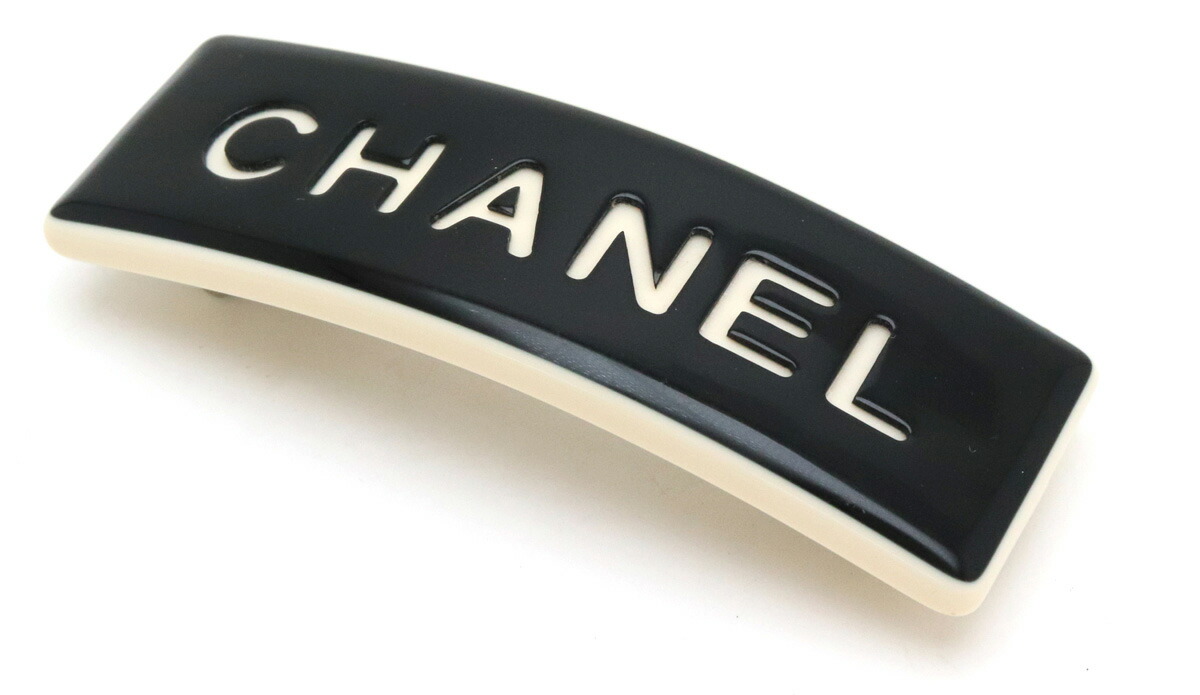 楽天市場 Chanel シャネル ロゴ ココマーク バレッタ ヘアアクセサリー 髪留め ベージュ ブラック 黒 99p 中古 Blumin 楽天市場店