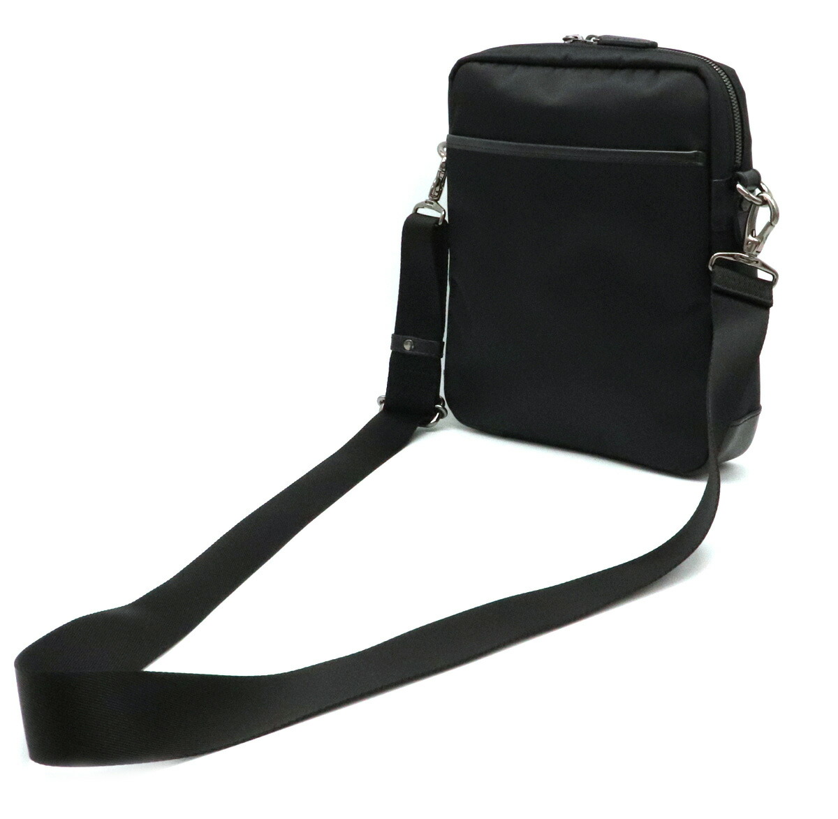 楽天市場 バッグ Black Label Crestbridge ブラック レーベル クレストブリッジ ショルダーバッグ 斜め掛け ナイロン レザー チェック柄 ブラック 黒 グレー 中古 Blumin 楽天市場店