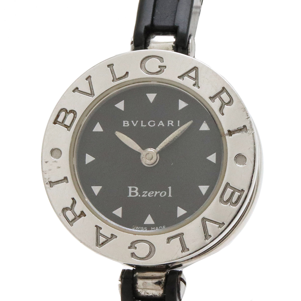 【楽天市場】【ウォッチ】BVLGARI ブルガリ B.zero1 B-zero1 ビーゼロワン ブラック文字盤 ラバーベルト Sサイズ