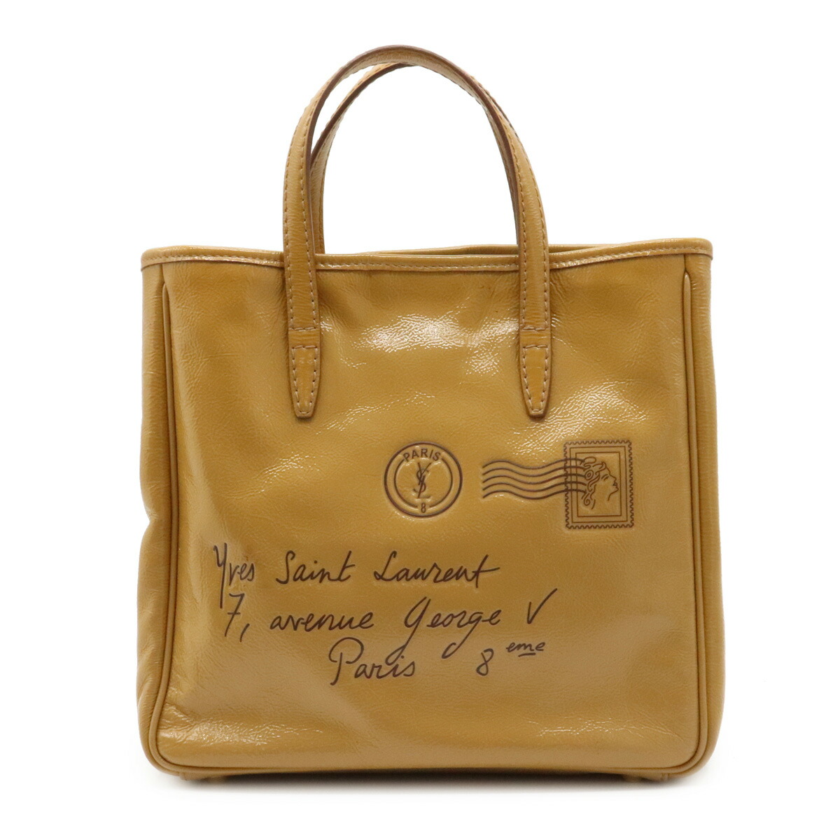 【楽天市場】【バッグ】YVES SAINT LAURENT イヴ サン ローラン YSL イブサンローラン Yメール トートバッグ ハンドバッグ パテントレザー キャメル 197699 【中古 【楽天市場】【バッグ】YVES SAINT LAURENT イヴ サン ローラン YSL イブサンローラン Yメール トートバッグ ハンドバッグ パテントレザー キャメル 197699 【中古