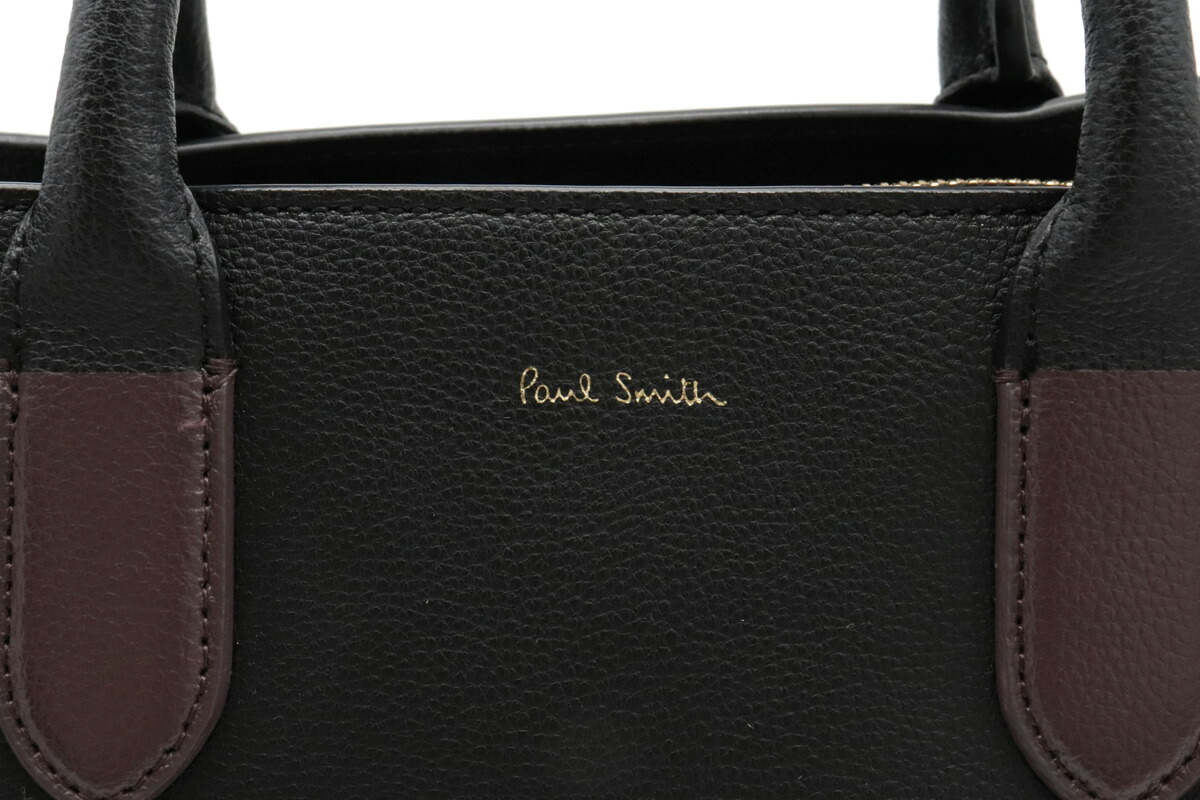 Smith ブラック 斜め掛け ポール バッグ スミス レディースバッグ 黒 Paul Smith 店 ショルダーバッグ 2way ピンク レザー ハンドバッグ バッグ ポールスミス 中古 Blumin 即日発送 ハンドバッグ