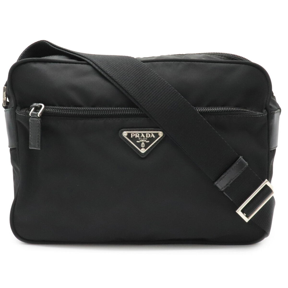 PRADA プラダ ショルダーバッグ ナイロン レザー