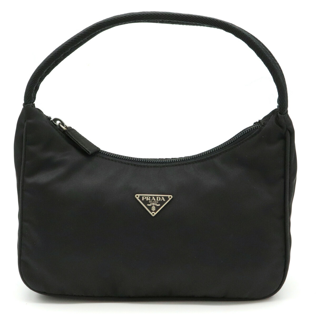 楽天市場 バッグ Prada プラダ Mv519 アクセサリーポーチ ミニハンドバッグ ミニバッグ ナイロン Nero 黒 ブラック 中古 Blumin 楽天市場店