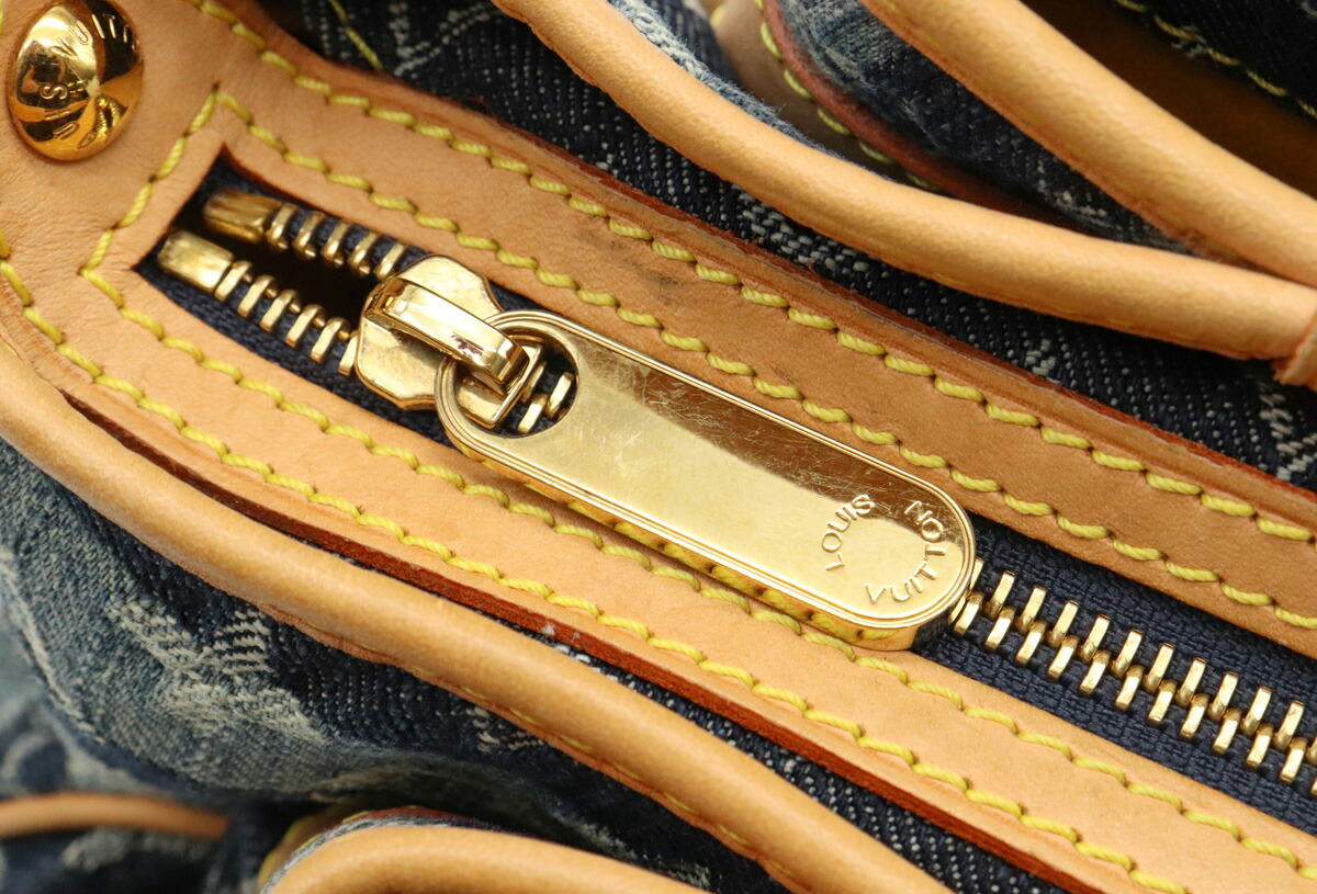 ブルー モノグラムデニム ルイ 中古 店 レイエ ショルダーバッグ メッセンジャーバッグ Vuitton ポルテ Blumin 青 ヴィトン ヴィトン エポル Louis M ポルテ ショルダーバッグ ワンショルダーバッグ バッグ