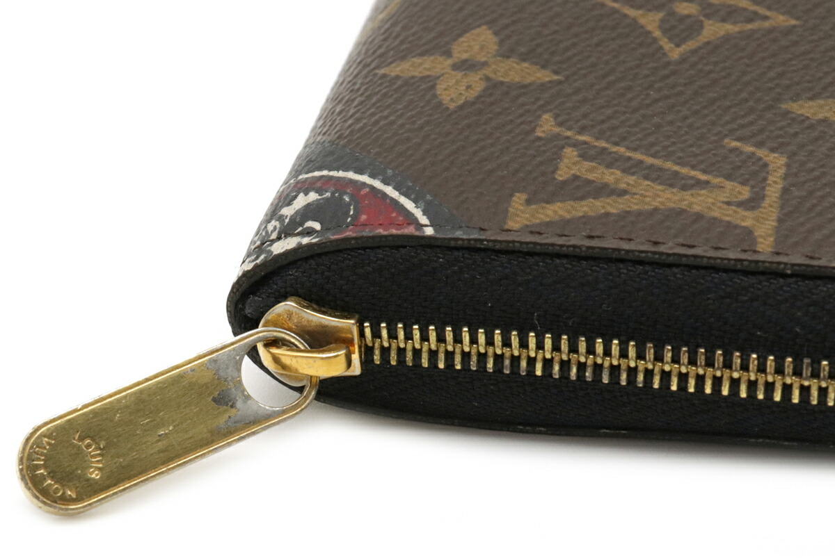 楽天市場 財布 Louis Vuitton ルイ ヴィトン モノグラム ジッピー コインパース 小銭入れ 山本寛斎 コラボ 達磨 だるま 歌舞伎 プリント 日本限定 M 中古 Blumin 楽天市場店