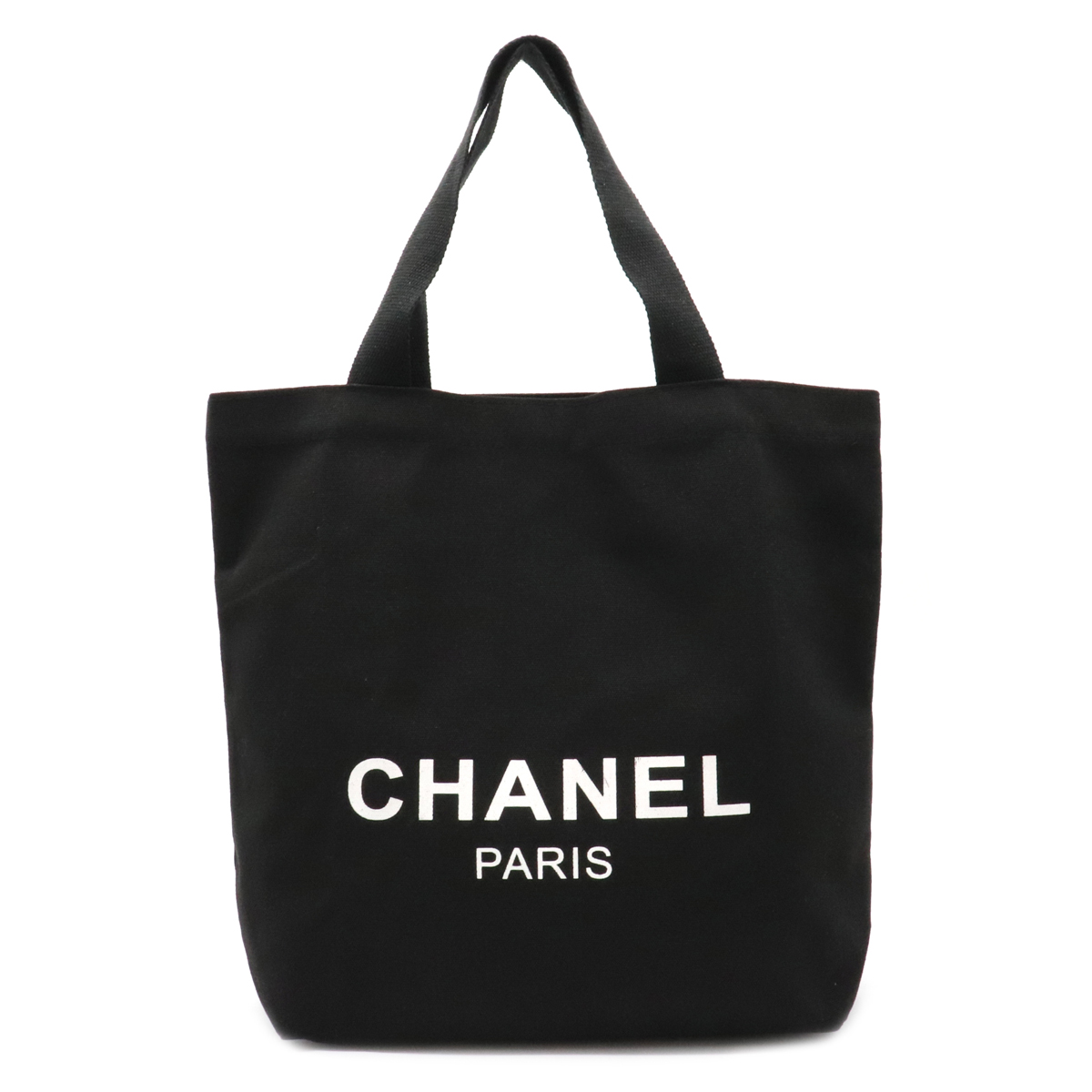 ショルダーバッグ 店 ロゴ Chanel 中古 肩掛け 黒 バッグ 小物 ブランド雑貨 肩掛け キャンバス バッグ トートバッグ ショルダートート ノベルティ シャネル Blumin ブラック トートバッグ トートバッグ