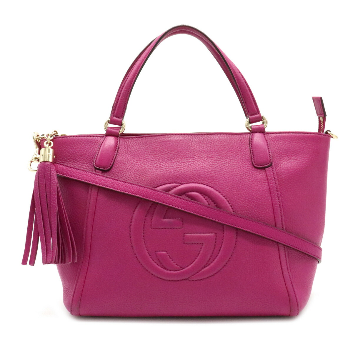 予約販売 GUCCI グッチ ソーホー インターロッキングG 2wayバッグ - ショルダーバッグ