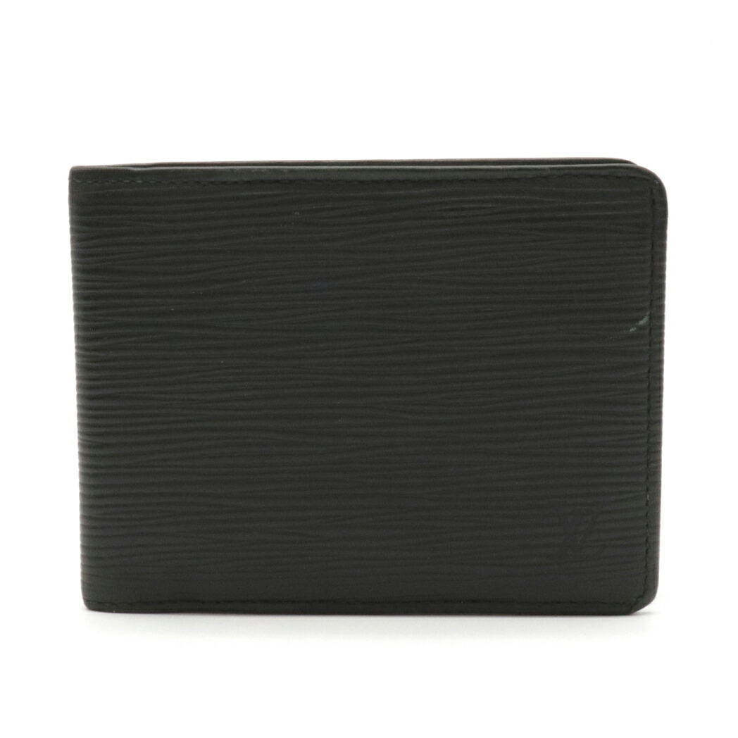 楽天市場 財布 Louis Vuitton ルイ ヴィトン エピ ポルトフォイユ ミュルティプル 札入れ 2つ折財布 二つ折り メンズ レザー ノワール 黒 ブラック M 中古 Blumin 楽天市場店