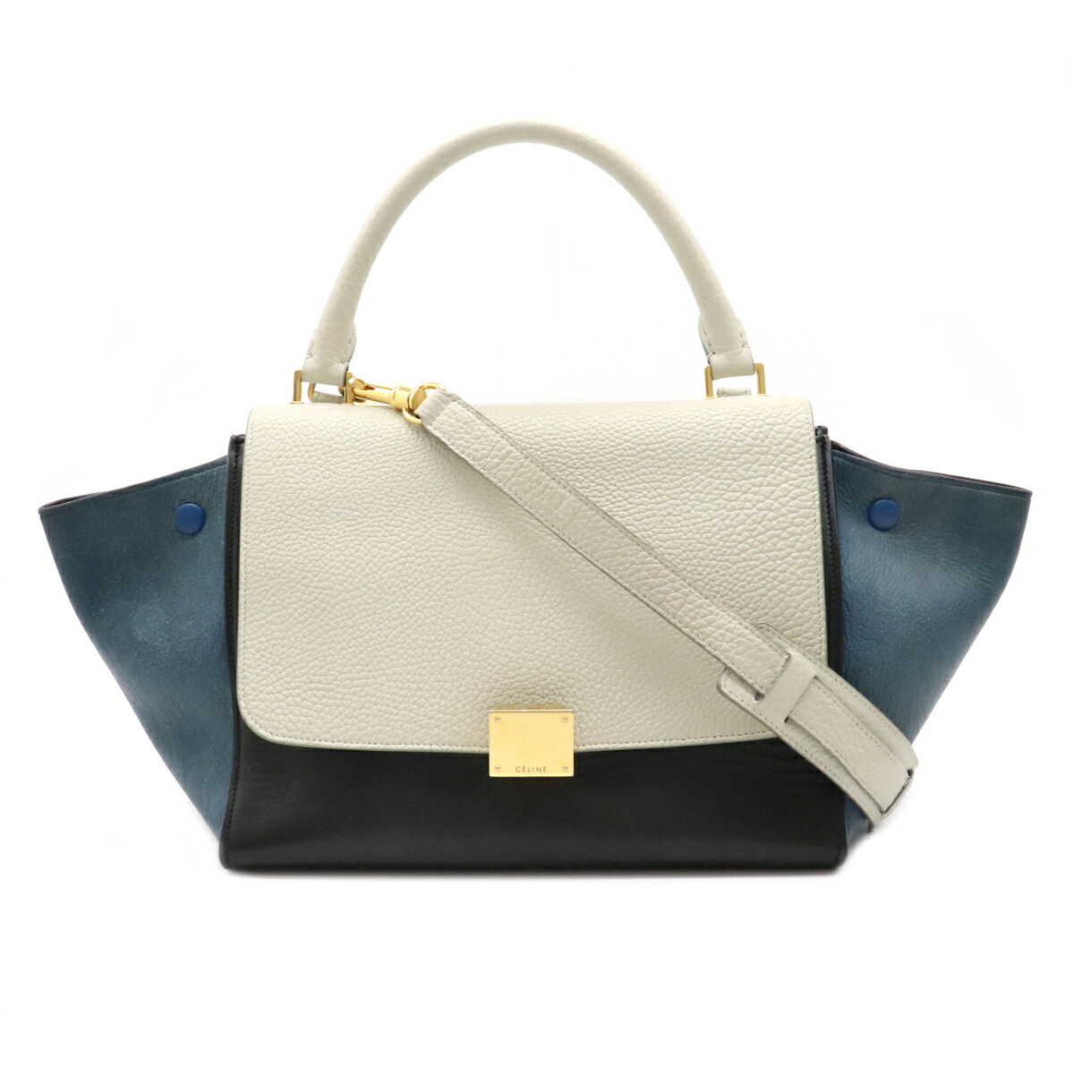 バッグ Celine セリーヌ トラペーズ ハンドバッグ 2way ショルダーバッグ セミショルダー 肩掛け レザー 黒 ブラック 青 ブルー オフホワイト 中古 Netsystemtech Com バッグ Celine セリーヌ トラペーズ ハンドバッグ 2way ショルダーバッグ セミショルダー 肩掛け レザー 黒 ブラック 青 ブルー オフホワイト 中古 Netsystemtech Com