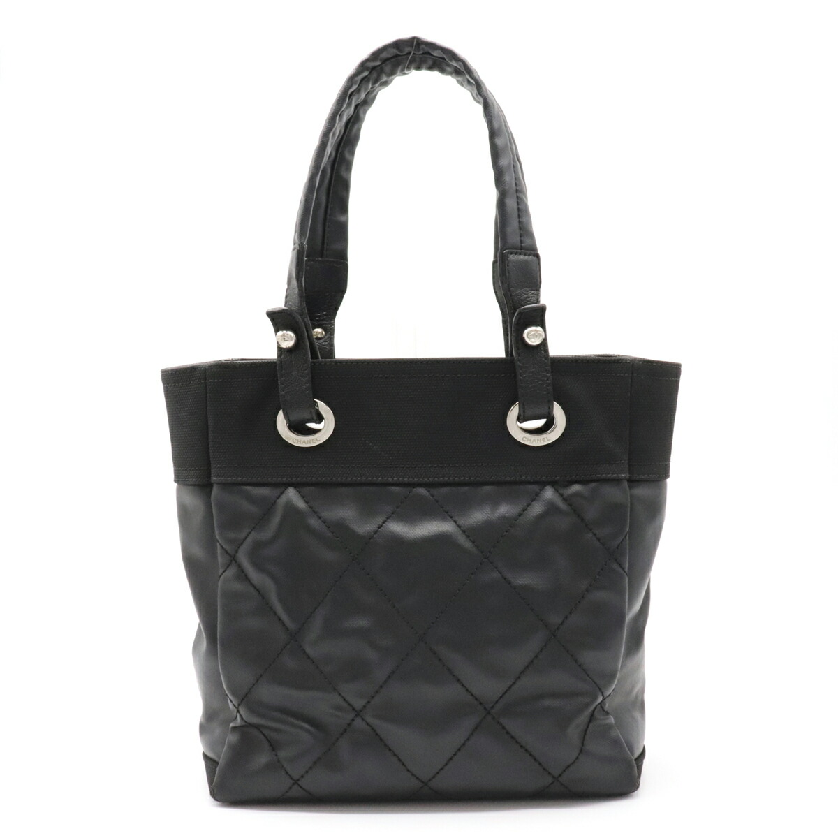 ふるさと納税 CHANEL - シャネル トートバッグ パリビアリッツPM 黒