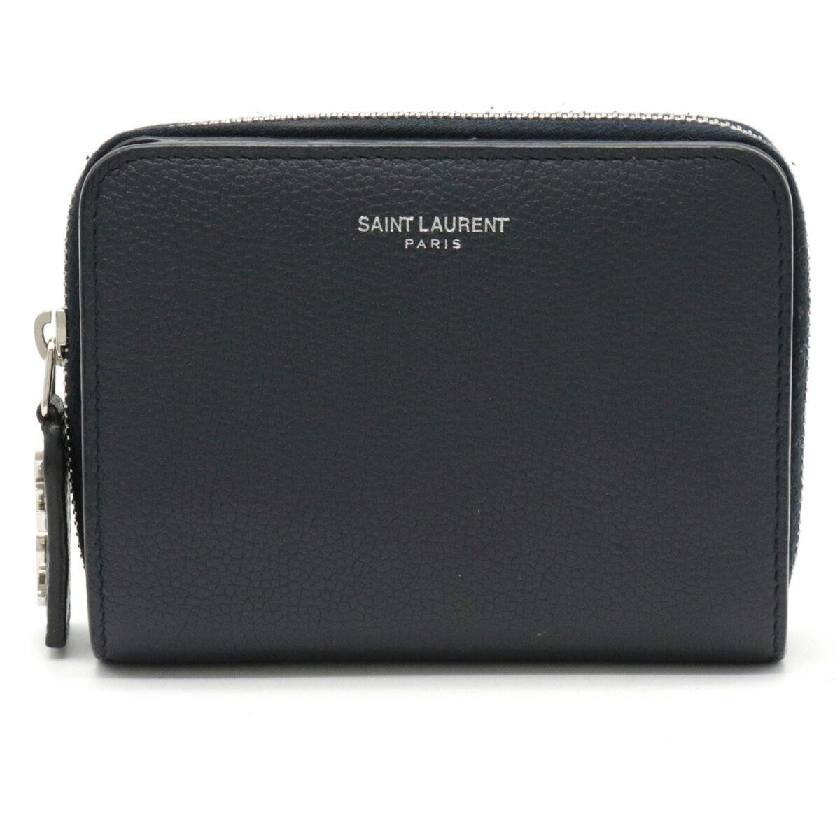 【楽天市場】【財布】SAINT LAURENT PARIS サン ローラン パリ イブサンローラン YSL リヴ ゴーシュ ラウンドファスナー 2つ折財布 レザー ネイビー 紺 414661 【楽天市場】【財布】SAINT LAURENT PARIS サン ローラン パリ イブサンローラン YSL リヴ ゴーシュ ラウンドファスナー 2つ折財布 レザー ネイビー 紺 414661