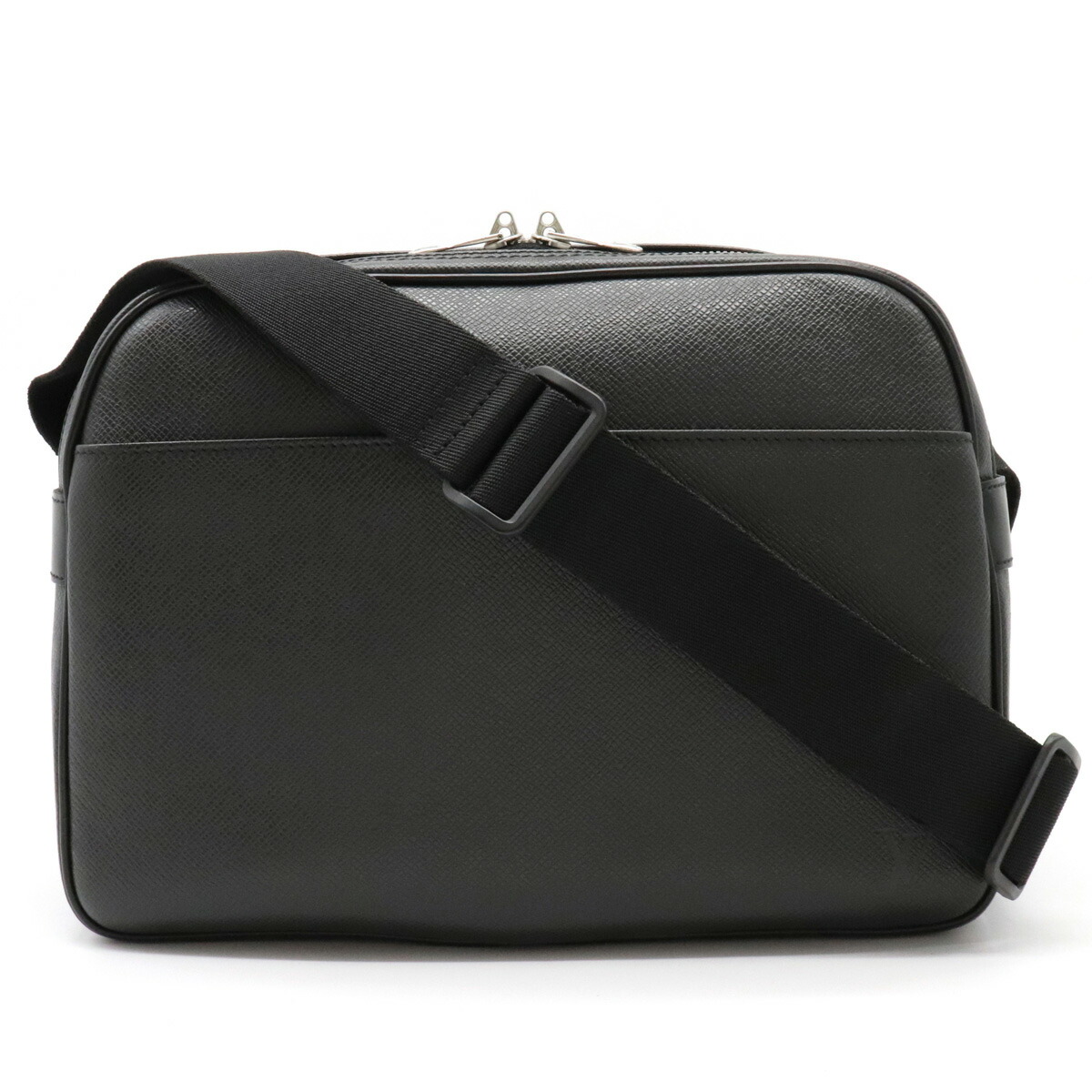 LOUIS VUITTON ルイ ヴィトン タイガ リポーター ショルダーバッグ 斜め掛けショルダー カーフレザー アルドワーズ 黒 ブラック M30152