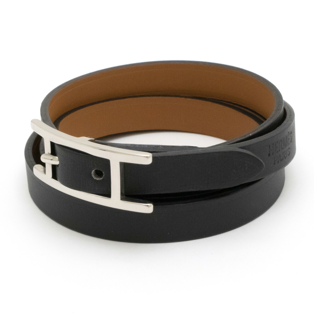 22272円 春の新作続々 HERMES エルメス アピ3 MM ブレスレット ヴォー 安い値段 エルメス 刻印:I バングル ブレスレット アピ3 レザー ブレスレット