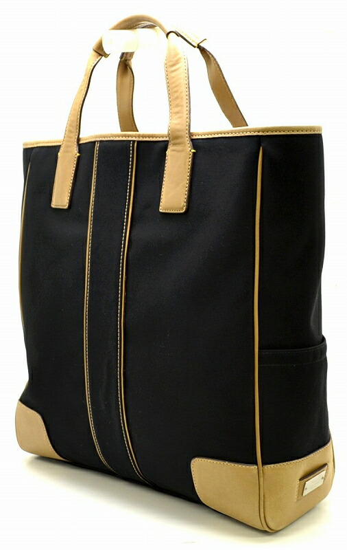 楽天市場 バッグ Coach コーチ トートバッグ ハンドバッグ メンズバッグ キャンバス レザー ブラック 黒 ライトブラウン 5791 中古 K Blumin 森田質店 質屋出店 Blumin 楽天市場店