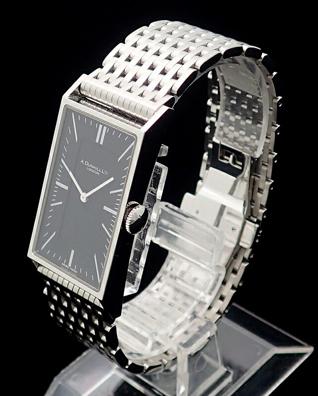 楽天市場 ウォッチ Dunhill ダンヒル ウェイファー ブラック文字盤 Ss メンズ Qz クォーツ 腕時計 8036 中古 K Blumin 森田質店 質屋出店 Blumin 楽天市場店