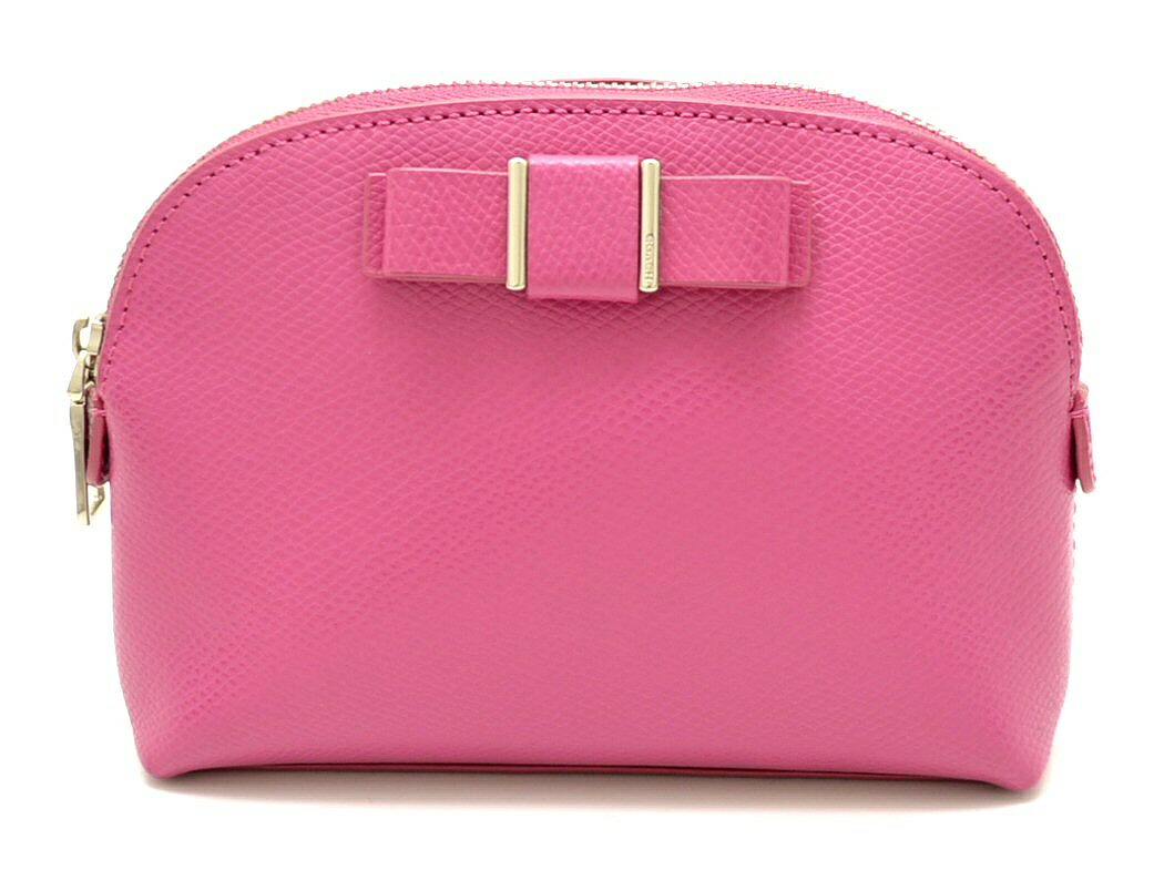 楽天市場 バッグ Coach コーチ レザー リボン ポーチ 化粧ポーチ コスメポーチ 小物入れ マルチポーチ トラベルポーチ ミニポーチ レザー フューシャピンク F 中古 U Blumin 森田質店 質屋出店 Blumin 楽天市場店