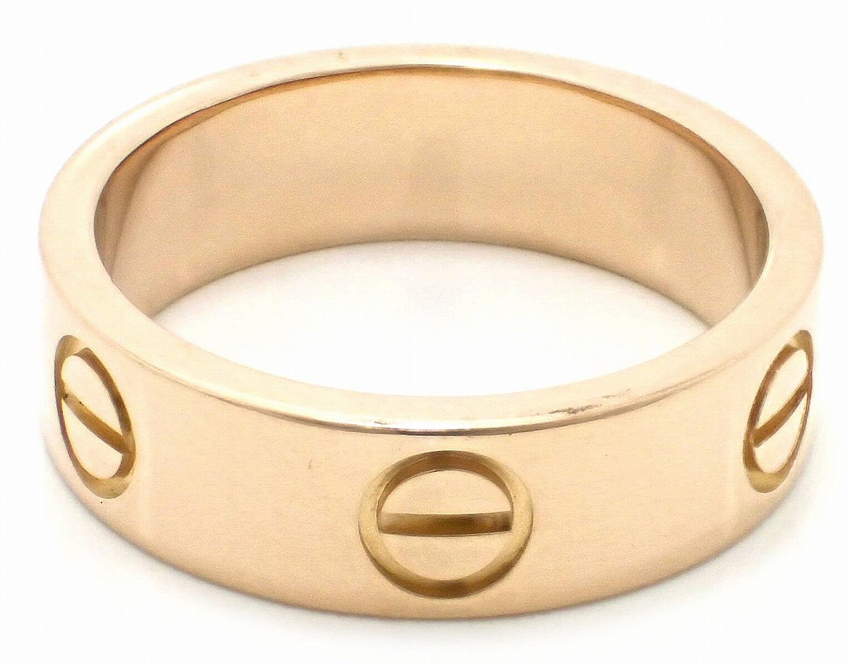 【楽天市場】【ジュエリー】【新品仕上げ済】Cartier カルティエ ラブリング LOVE 指輪 12号 #52 K18PG ピンクゴールド